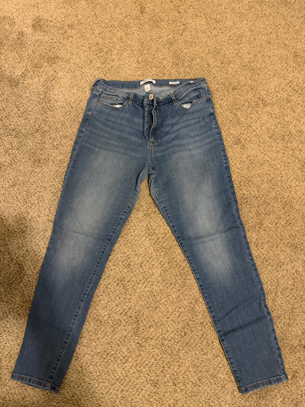 Nine West Women's Skinny Jeans - Faded Blue